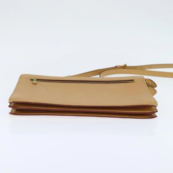 LOUIS VUITTON Epi Angian Shoulder Bag Beige M52116 LV Auth BA7220 - Picture 7 of 16